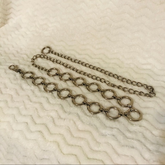 HSN Accessories Silver Circle Chain Link Belt Poshmark